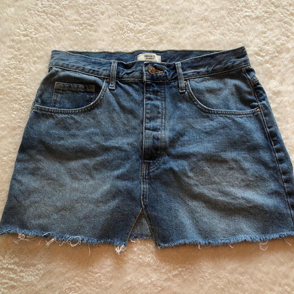 Blue jean skirt